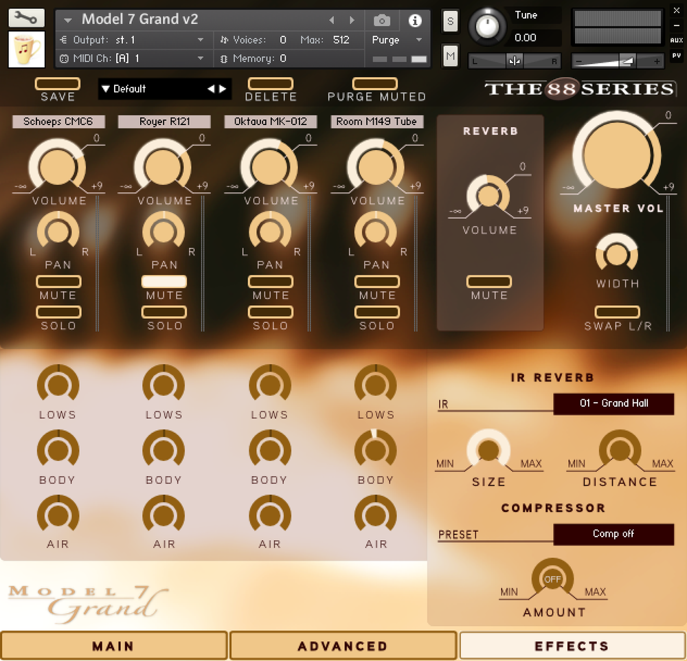 The 88 Series Pianos - Model 7 v2 — Chocolate Audio
